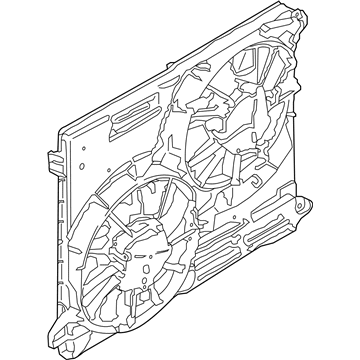 Ford F2GZ-8C607-A Fan Assembly