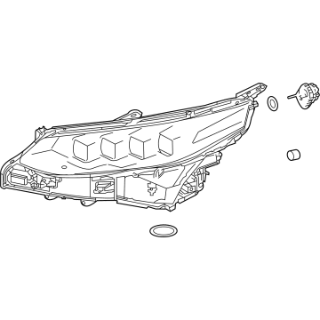 Toyota 81145-62060 Headlamp Assembly