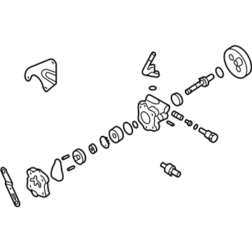Nissan 49110-6Z700 Pump Assy-Power Steering