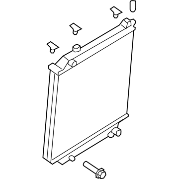 Ford 6L2Z-8005-AD Radiator Assembly