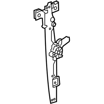 Mopar 55396482AF Rear Door Window Regulator