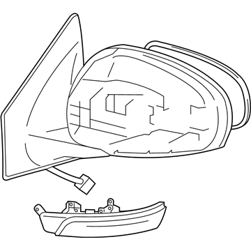 Toyota 87940-74090 Mirror Assembly