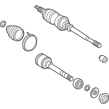 Toyota 43420-06450 Axle Assembly