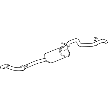 GM 20793138 Muffler Asm-Exhaust (W/ Exhaust Pipe & Tail Pipe)