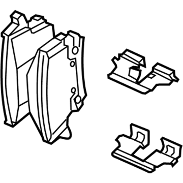 Mopar V4012560 Rear Disc Brake Pad Kit