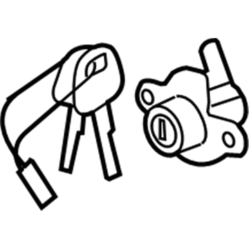 Hyundai 81250-2HA10 Trunk Lid Lock Assembly