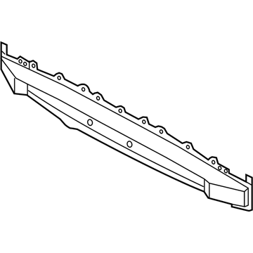 Hyundai 86631-2V100 Rail-Rear Bumper