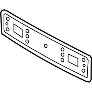 Hyundai 86697-2V004 Rear License Plate Ornament Moulding