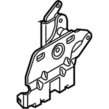 BMW 54-34-7-310-395 Lock For Folding Top Flap Left
