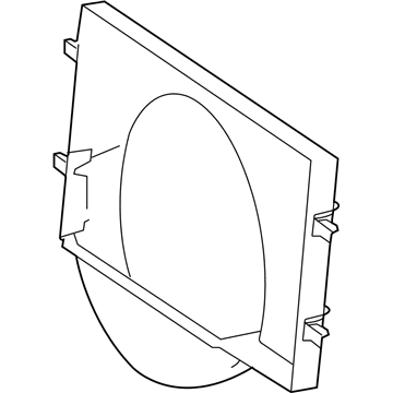 Mopar 68013658AA FANSHROUD-Fan