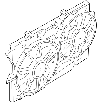 Ford DG1Z-8C607-E Fan Assembly