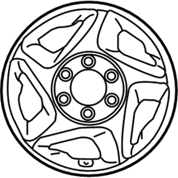 Toyota 42611-35170 Wheel, Alloy