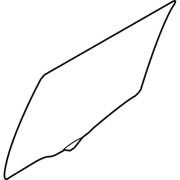 Hyundai 83411-3M000 Glass-Rear Door Window, LH