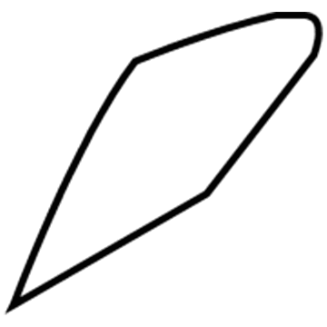 Hyundai 83427-3M000 Glass-Rear Door Fixed, RH