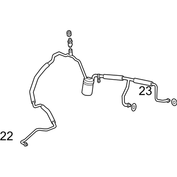 GM 22834143 Evaporator Tube