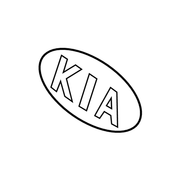 Kia 863533W500 Kia Sub-Logo Assembly