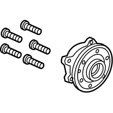 Hyundai 52730-3M101 Rear Wheel Hub And Bearing Assembly