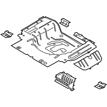 Ford FR3Z-6311215-A Rear Floor Pan