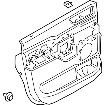 Ford JL7Z-4027406-AB Door Trim Panel