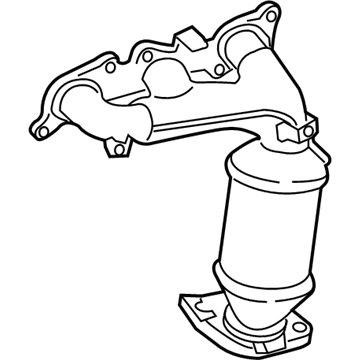 Lexus 25052-20210 Exhaust Manifold Converter Sub-Assembly, No.2