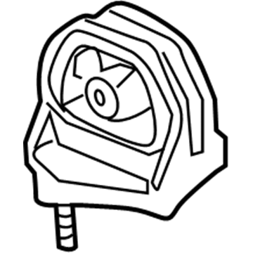 Acura 50851-TA1-A01 Rubber, Transmission Mounting Insulator (Lower)