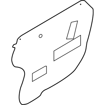 Hyundai 82392-J3000 Seal-Front Door Trim, RH