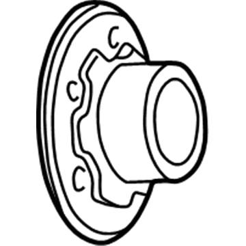 GM 15594372 Hub Cap ASSEMBLY