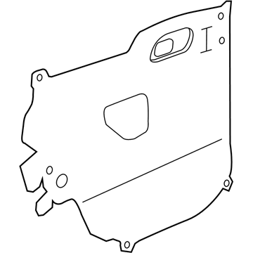 GM 42520903 Water Deflector