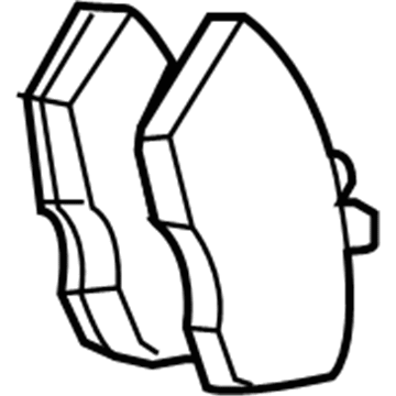 Ford 5U2Z-2V200-D Rear Pads