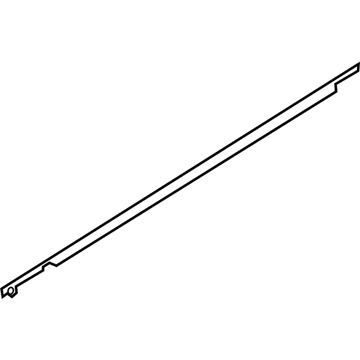 Nissan 80821-EE000 Moulding Assy-Front Door Outside, LH