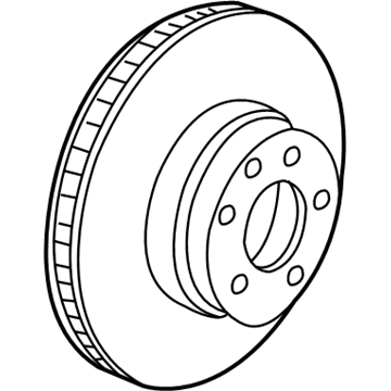 BMW 34-11-6-756-847 Brake Disc, Ventilated