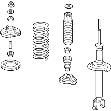 Honda 52610-TY4-A03 Shock Absorber Assembly, Right Rear