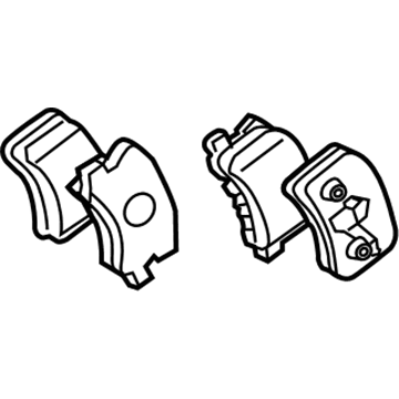 Mopar MR569780 Shoe Kit-Rear Disc Brake