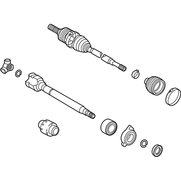 Lexus 43410-42390 Shaft Assembly, FR Drive