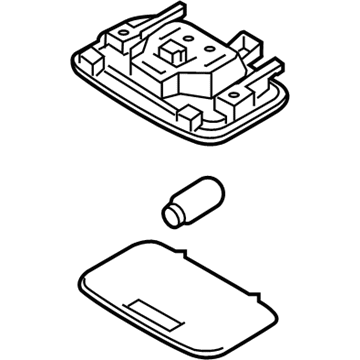 Hyundai 92850-K2000-MMH Room Lamp Assembly