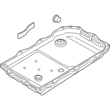 BMW 24-11-8-612-901 Transmission Oil Pan With Filter Repair Kit