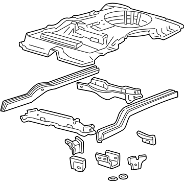 Ford 4F1Z-5411215-AA Rear Floor Pan