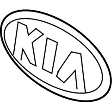 Kia 863531D000 Kia Sub-Logo Assembly