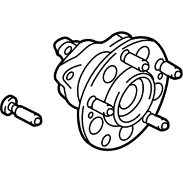 Hyundai 52730-F0000 Rear Wheel Hub And Bearing Assembly