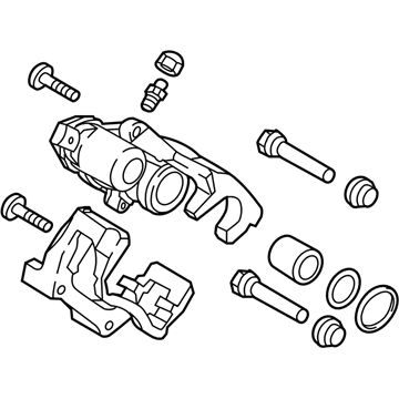 Hyundai 58311-G3A50 Caliper Kit-Rear Brake, RH