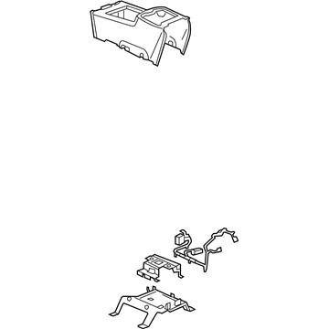 GM 22889193 Console Assembly