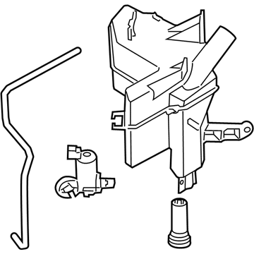 Nissan 28910-1GR0A Tank Assy-Windshield Washer