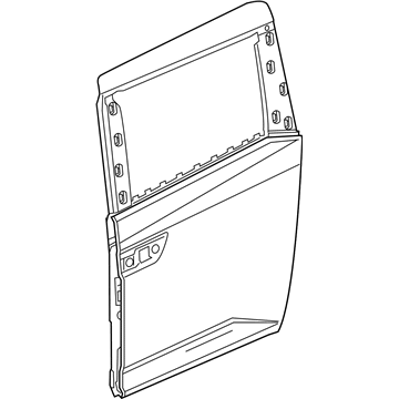 Honda 67510-TK8-A60ZZ Panel, R. (DOT)