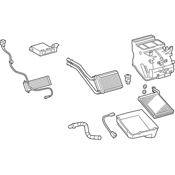 Toyota 87050-0D491 Evaporator Assembly