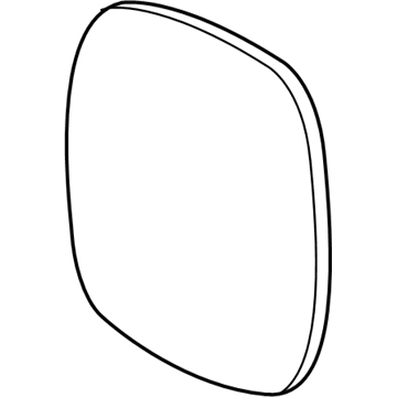 Mopar 5161011AA Glass-Mirror Replacement