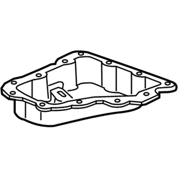 GM 12637773 Lower Oil Pan