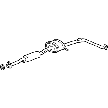 Acura 18030-SEC-A00 Muffler Set, Passenger Side Exhaust