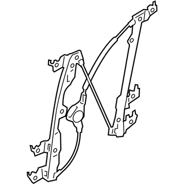 Infiniti 80720-1MA0B Door Window Regulator Assembly, Right