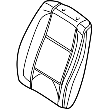 BMW 52-10-8-214-911 Backrest Upholstery