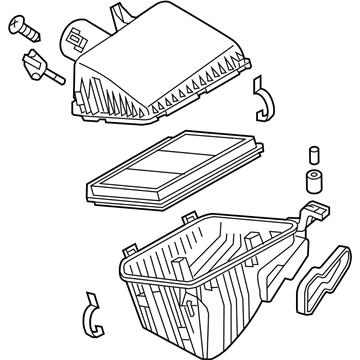 Infiniti 16500-1LA0A Air Cleaner